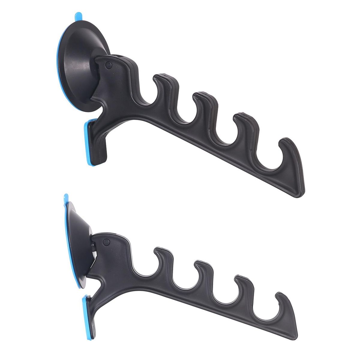 Fishing Pole Rack Tear Resistant Ultralight Rod Holder Black