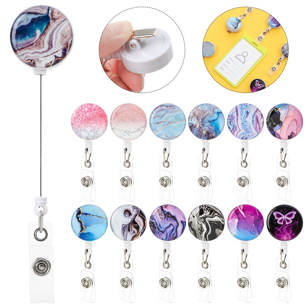 1pc Retractable Nurse Badge Reel Nursing Name Badg