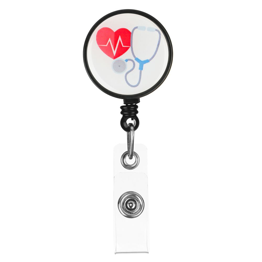 1pc Retractable Nurse Badge Reel Nursing Name Badg