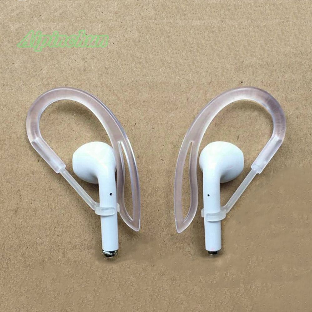 Aipinchun 3Pcs 6mm Silicone Ear Hooks Holder For Airpods Bluetooth Headphone EarHook Clip Clamp