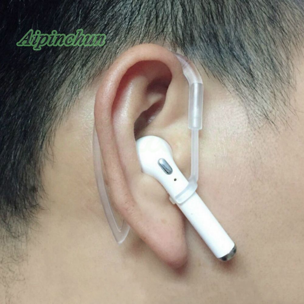 Aipinchun 3Pcs 6mm Silicone Ear Hooks Holder For Airpods Bluetooth Headphone EarHook Clip Clamp