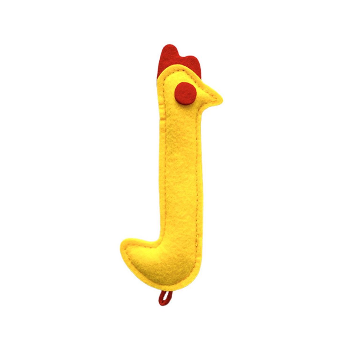 Cat Catnips Toy Plush Animal Shape Cat Interactive Toy Yellow