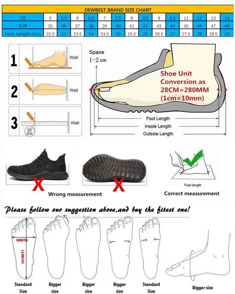 Breathable Mesh Safety Shoes Men Light  Steel Toe Work Boots