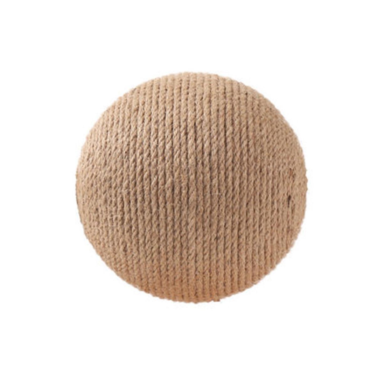 Cat Scratching Board Cat Toys Wooden Cat Scratching Balls Grind Claw Scratching Board Hand Wrapped Sisal Rope Ball Cat Climbing Frame Durable Cat Scratching Post Pet Supplies