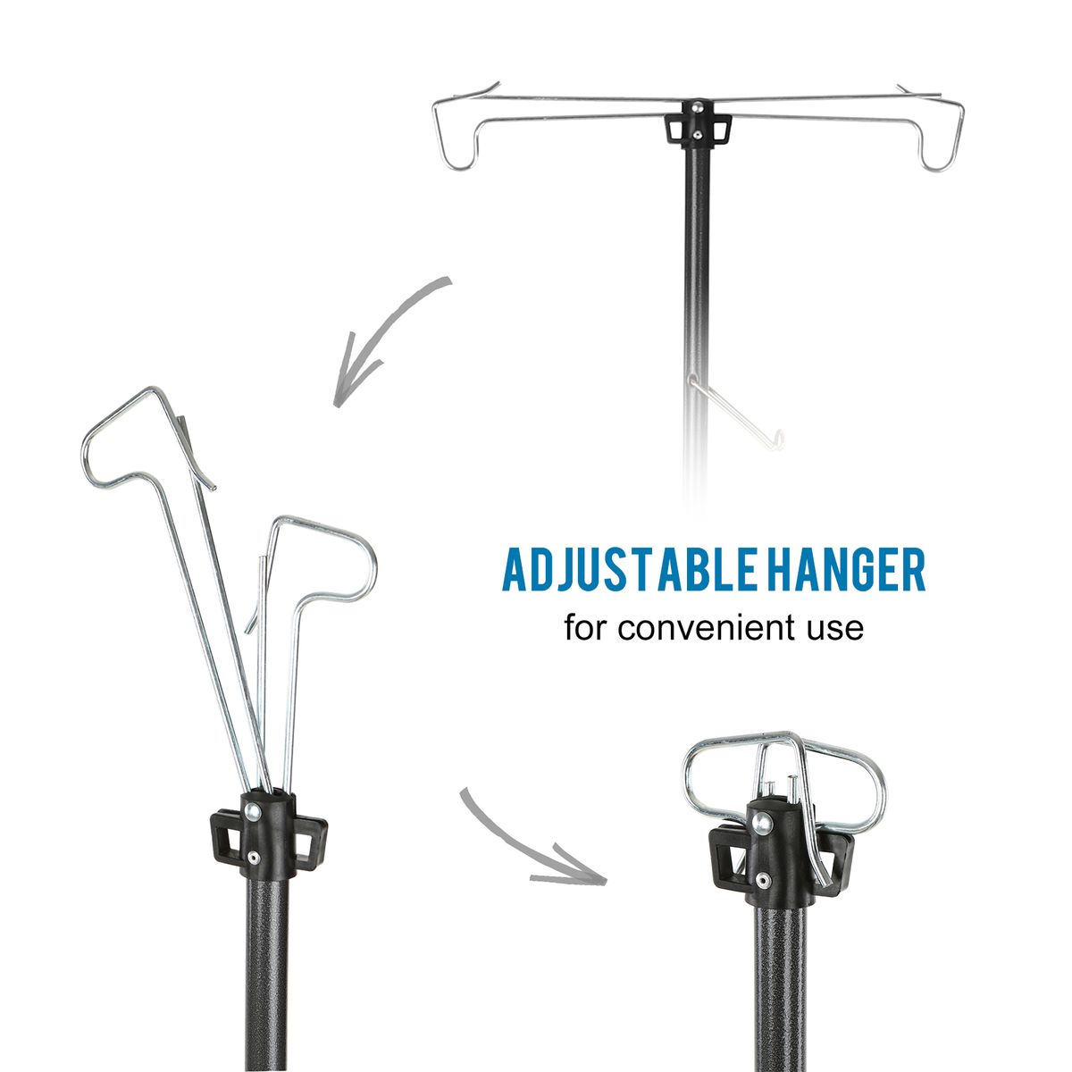 Detachable Lantern Stand Lamp Tripod Camping Lamp Bracket