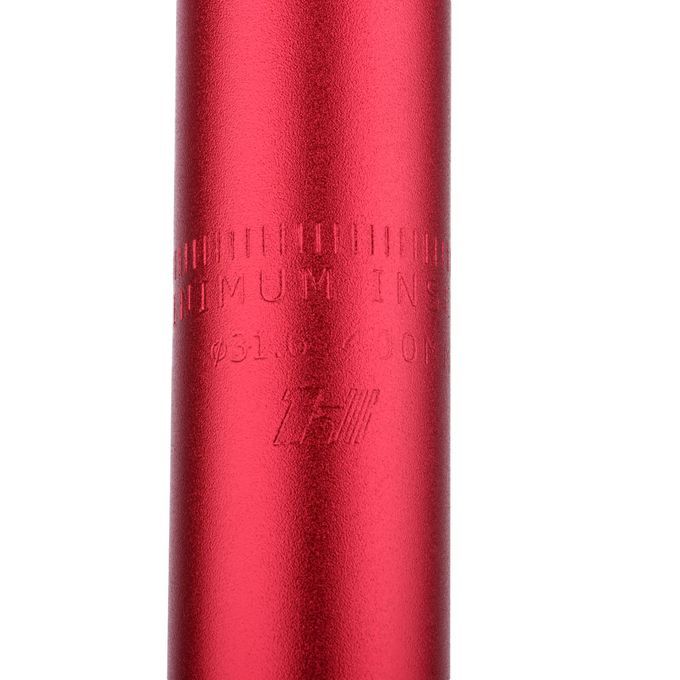 Red Adjustable Seatpost Bicycle Seat Paddle Post Bikes Red 31.6x400mm