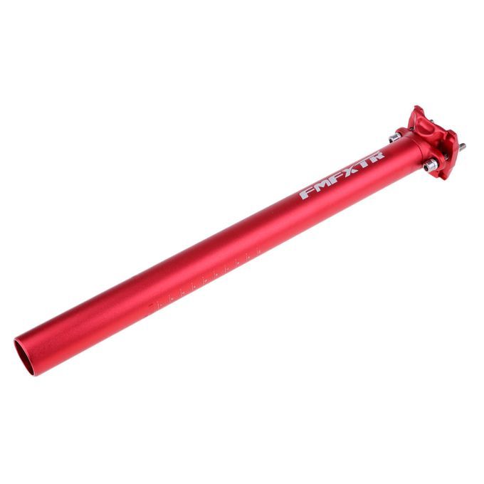 Red Adjustable Seatpost Bicycle Seat Paddle Post Bikes Red 31.6x400mm