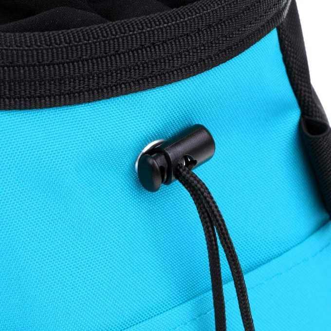 Outdoor Portable Chalk Bag Storage Bag Climbing Bouldering Gym Blue