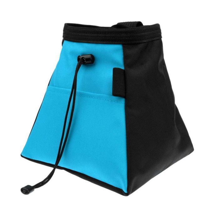 Outdoor Portable Chalk Bag Storage Bag Climbing Bouldering Gym Blue