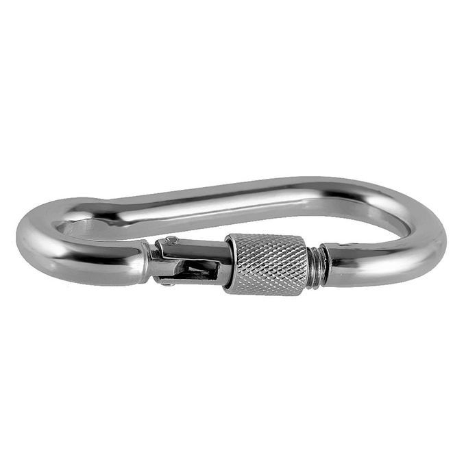 5xStainless Steel Boat Carabiner Snap Hook Fitting Shade Sail Boat
