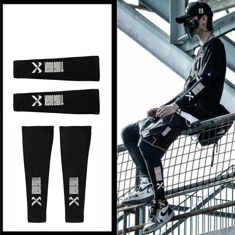 April Momo Summer Ice Silk Bracers Kneepads Arm Pads Hip Ho
