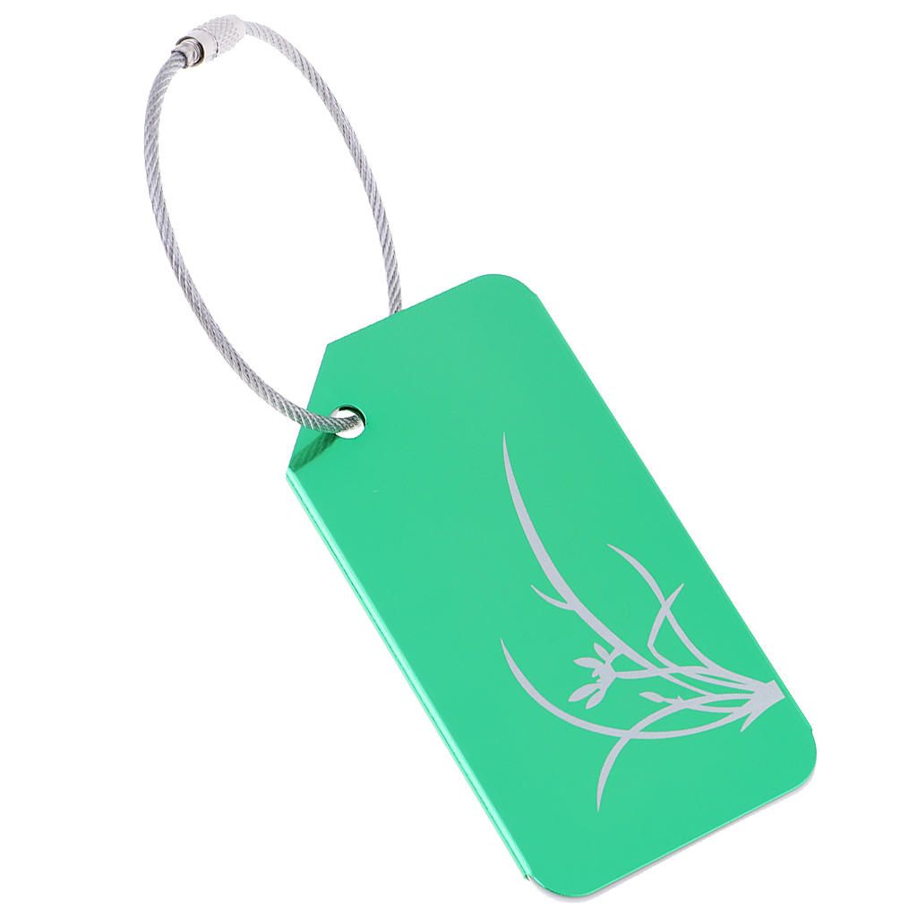 Metal Luggage Tag Travel Suitcase Bag Name ID Tag Address Boneset
