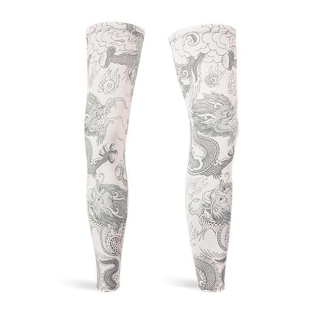 Ching Yun Imitation Tattoo Arm Sleeve Tattoo Warmer Uv Prot