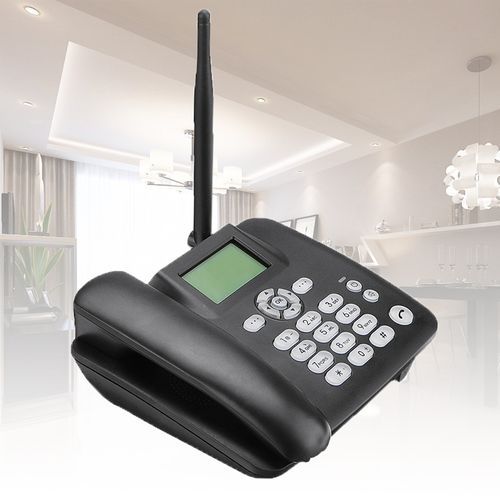 Protable Wireless GSM Desk Phone QuadBand SIM Card Mobile Desktop Telephone New