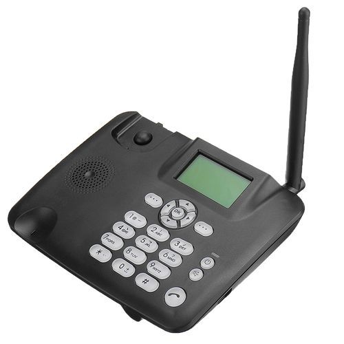 Protable Wireless GSM Desk Phone QuadBand SIM Card Mobile Desktop Telephone New