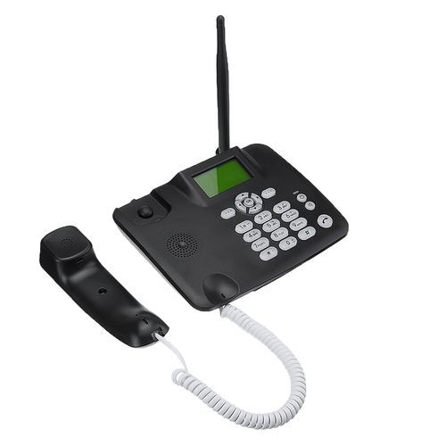 Protable Wireless GSM Desk Phone QuadBand SIM Card Mobile Desktop Telephone New