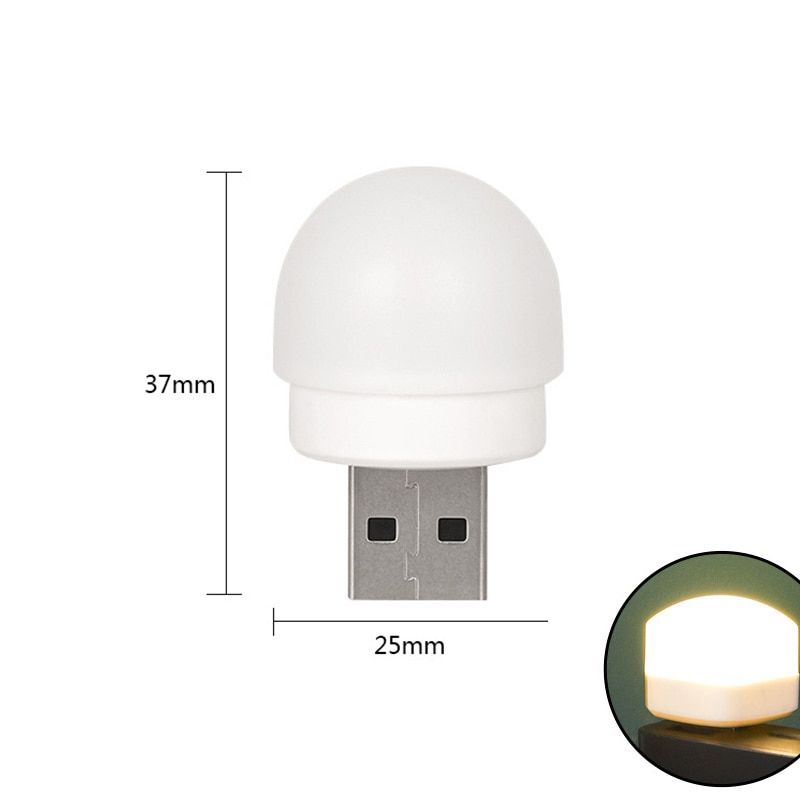 Mini USB Plug Lamp Computer Mobile Power Charging Book