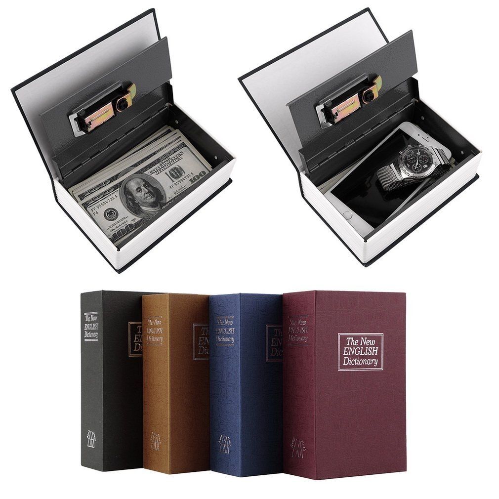 Safe Box Secret Book Safe Money Hidden Box Security Outdoor Rock Safe Cash Money Coin Key Box Storage Jewellery Password Locker