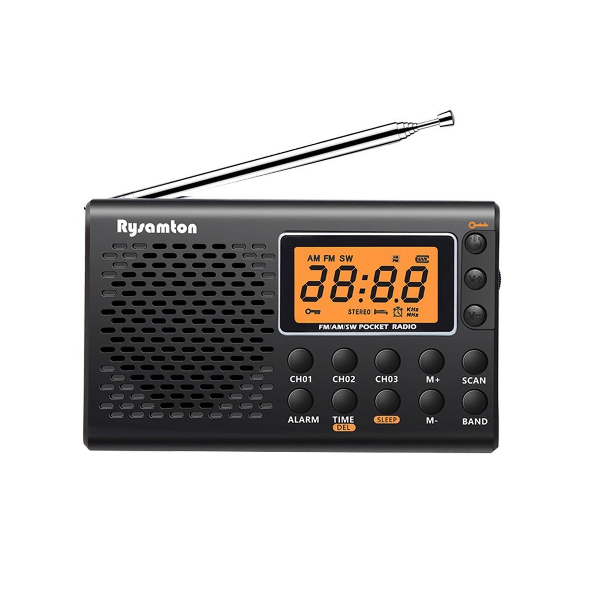 Full AM SW Portable Radio Stereo Digital Display -Purpose Ma