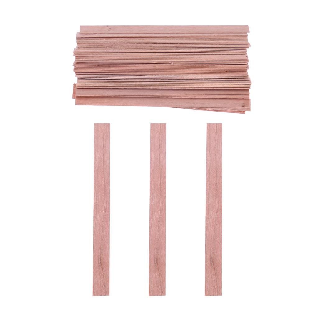 50Pcs Candle Wood Wick For Candles Soy  Wax-8X90mm