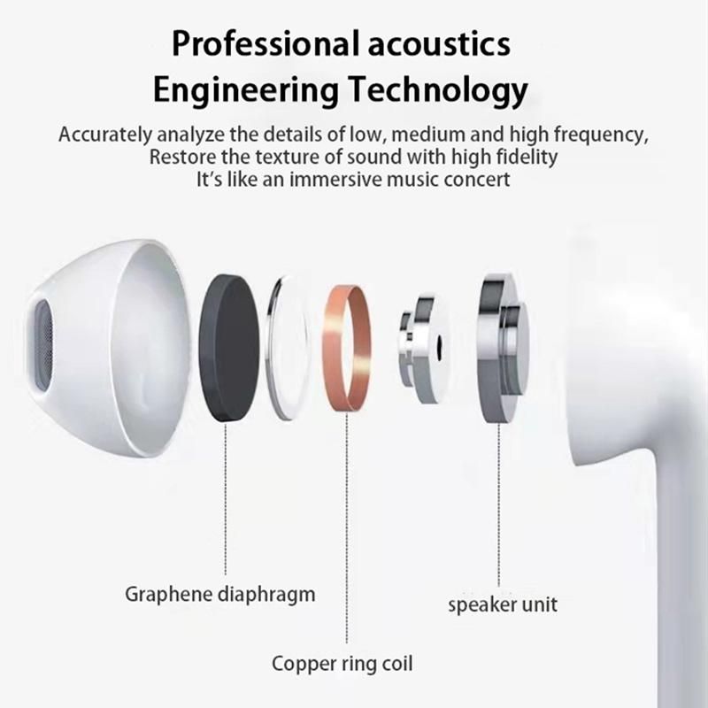 Original Air Pro 6 TWS Wireless Bluetooth Earphones Mini Pods Earbuds Earpod Handfree Headset For Xiaomi Apple iPhone Headphones