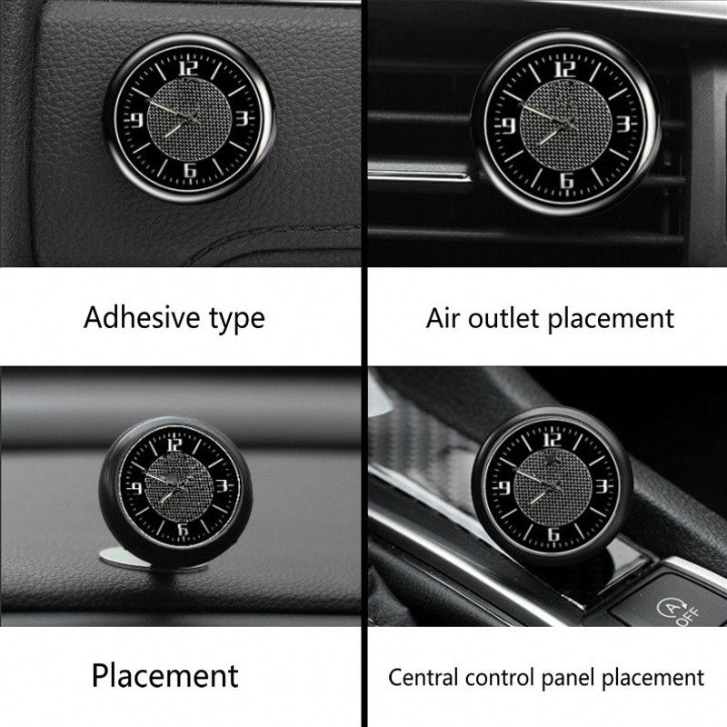 1pcs Luminous Car Clock Automobiles Stick-On Digital Quartz Watch Clocks For D Rover Auto Ornament Internal Accessories Gift