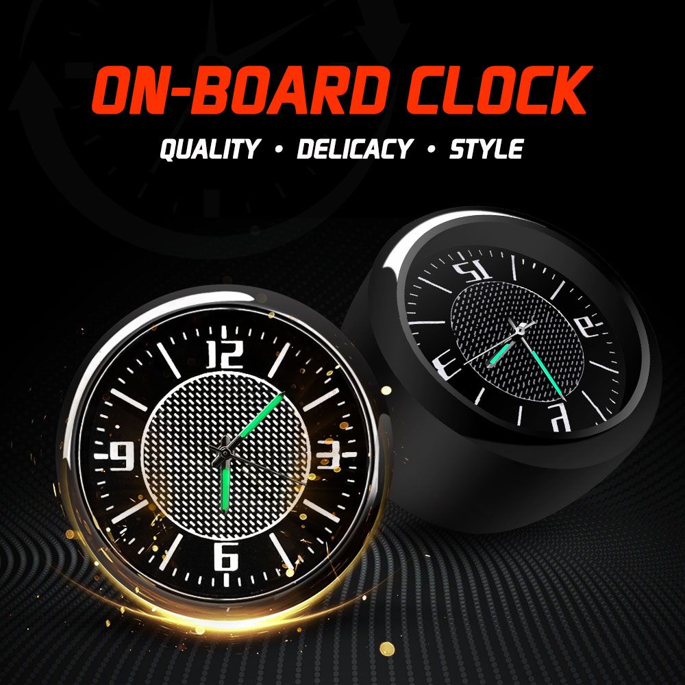 1pcs Luminous Car Clock Automobiles Stick-On Digital Quartz Watch Clocks For D Rover Auto Ornament Internal Accessories Gift