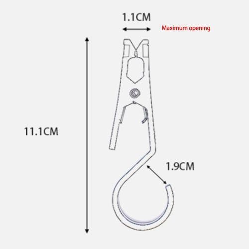 4Pcs Outdoor Camping Awning Tent Clips Clasp Towels Cups