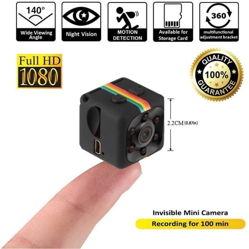 Sq11 Mini Monitor Camera 1080p- Hd Sport Dv-dvr