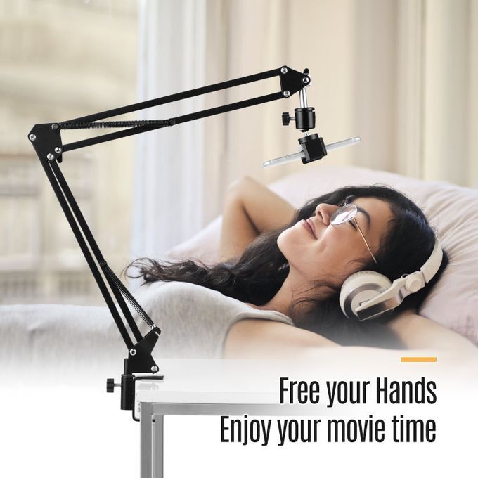 Adjustable Metal Stand Suspension Scissor Arm Bracket +