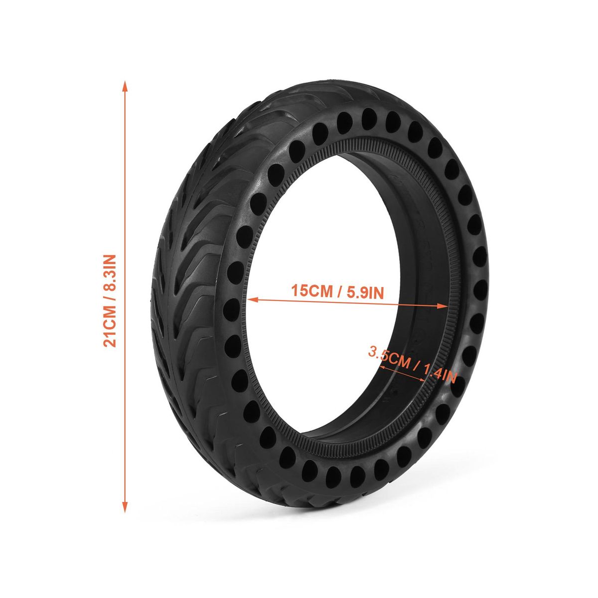 Solid Tires 8.5 Inches Electric Scooter Wheels Replacement Tyre for Xiaomi M365   Explosion-Proof Front or Rear Honeycomb Tire