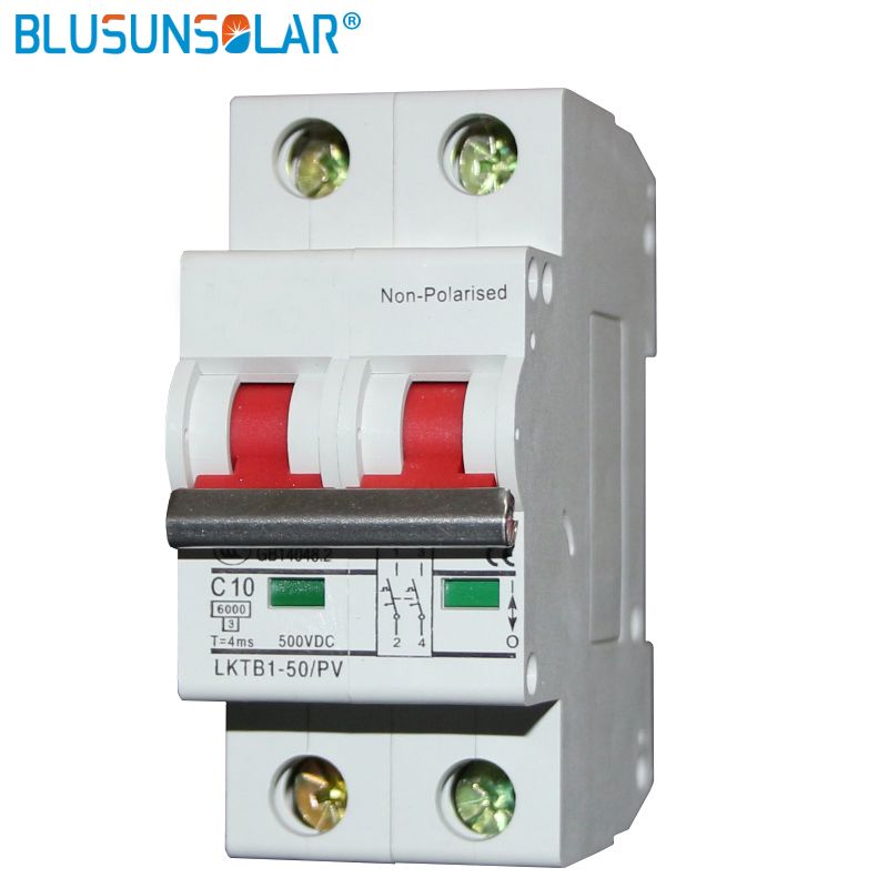 Circuit Breaker 50a 40a 2P25a DC 63a 500V 32a Breaker
