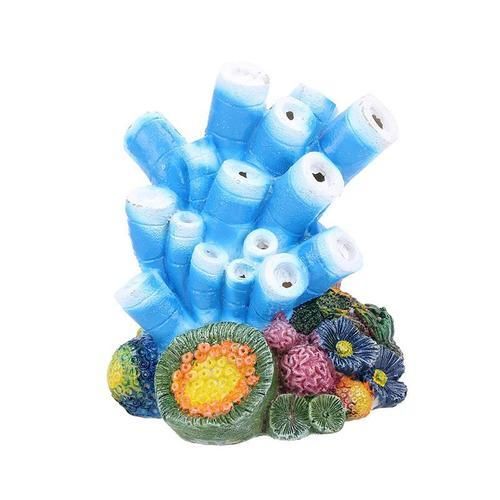 Resin Artificial Coral Aquarium Decoration Fish Tank Volcano Air Bubble Stone Aquarium Ornaments Accessories Home Decor