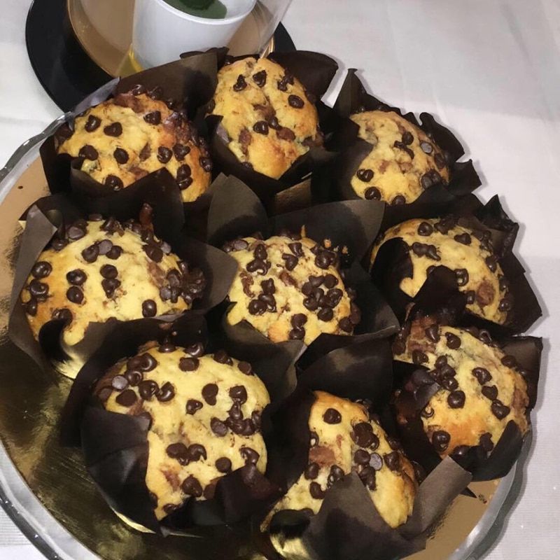 Hifuar 50Pcs Set Disposable Tulip Flower Chocolate Cupcake