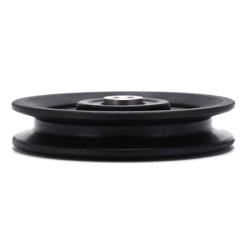 115mm Cable Gym Universal Fitness Equipment Part High Quality Bearing Pulley Wearproof Nylon Bearing Pulley Wheel