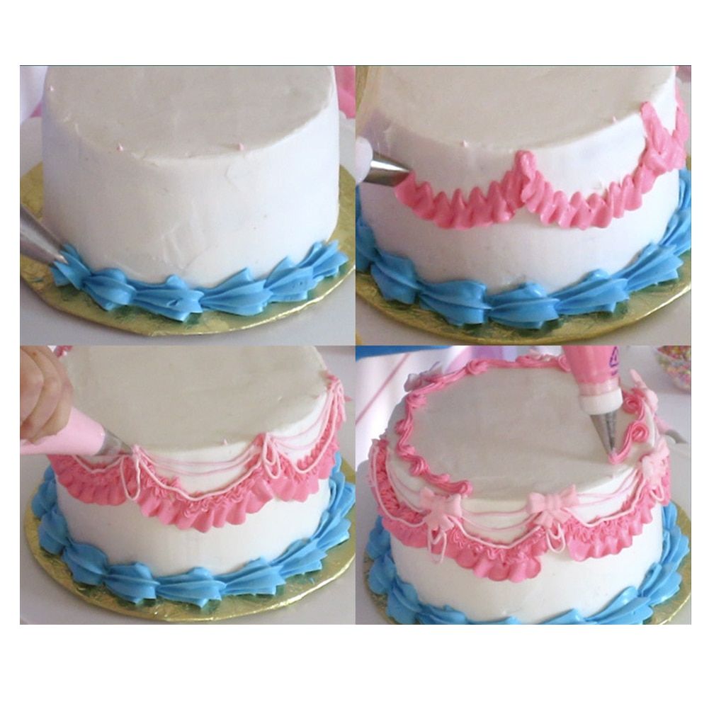23pcs Set Cake Icing Piping DIY Practice Drawing Board
