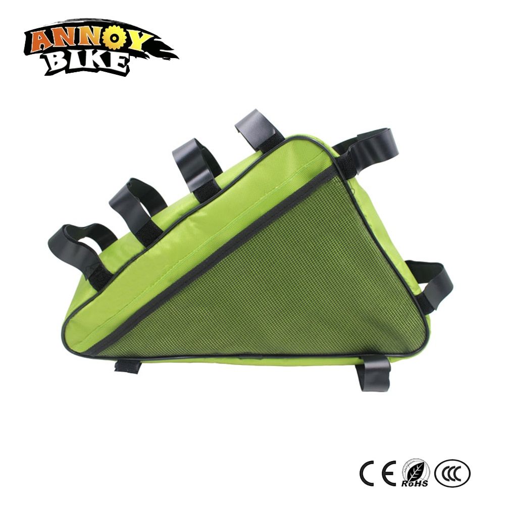 MTB Triangle Bike Bag Front Tube Frame Cycling Bicycle Bags Waterproof MTB Road Pouch Holder Saddle Bicicleta Bike Accessories (#693-9BBK 39X34X36cm)