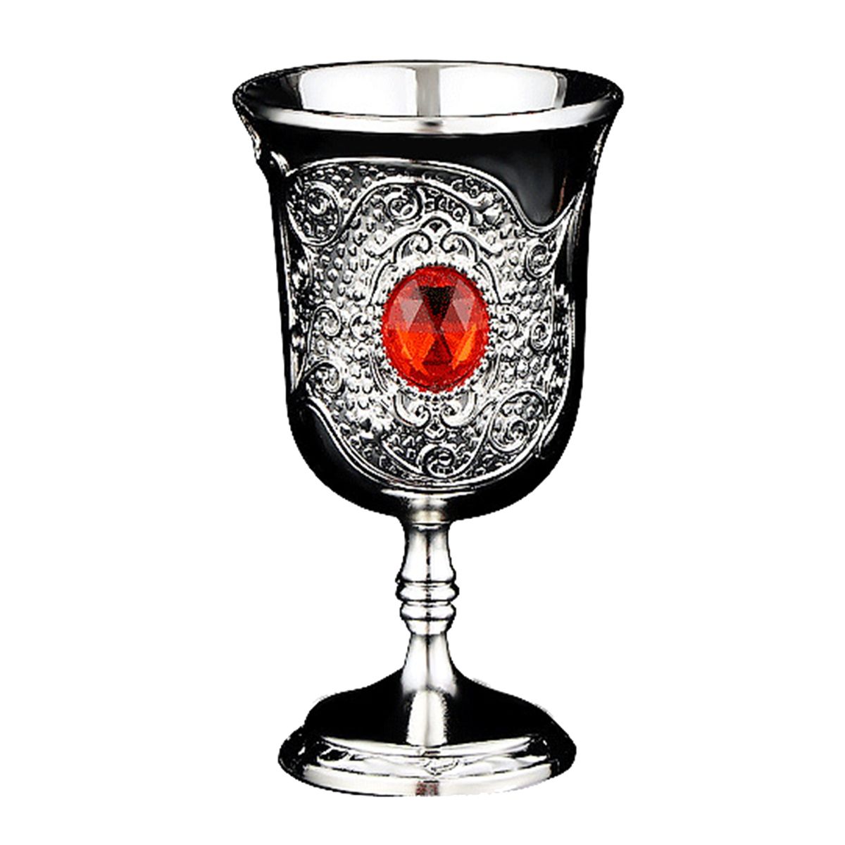 Shot Glass Strong Small Sturdy Smooth Surface-Silver