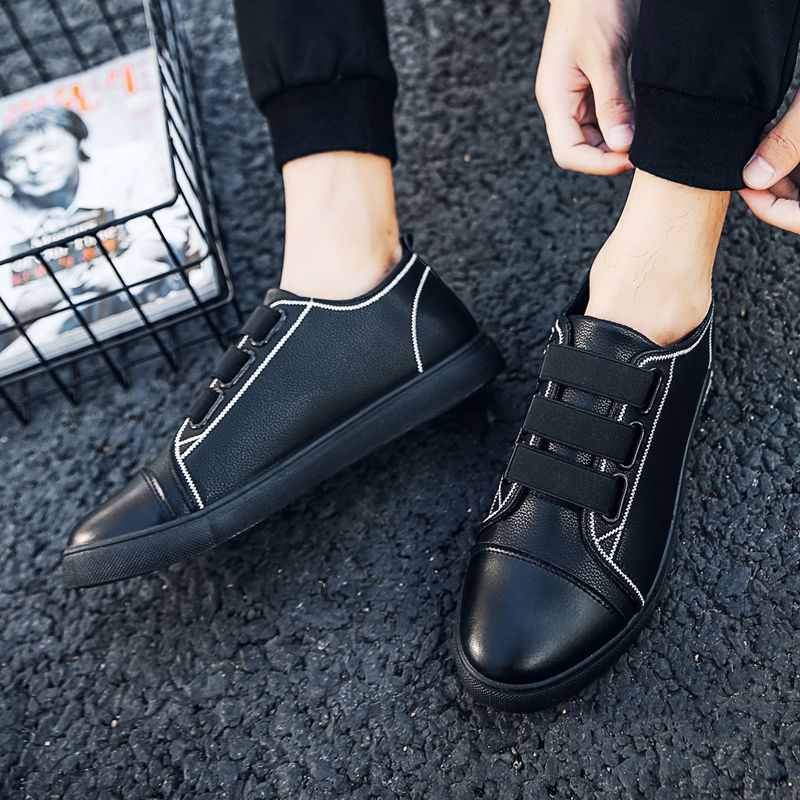 2023 Men Casual Shoes Sneakers Loafers Comfort Walking Shoes - Black