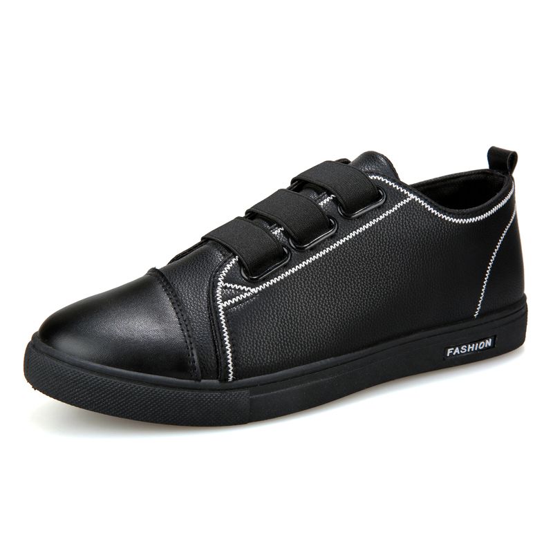 2023 Men Casual Shoes Sneakers Loafers Comfort Walking Shoes - Black