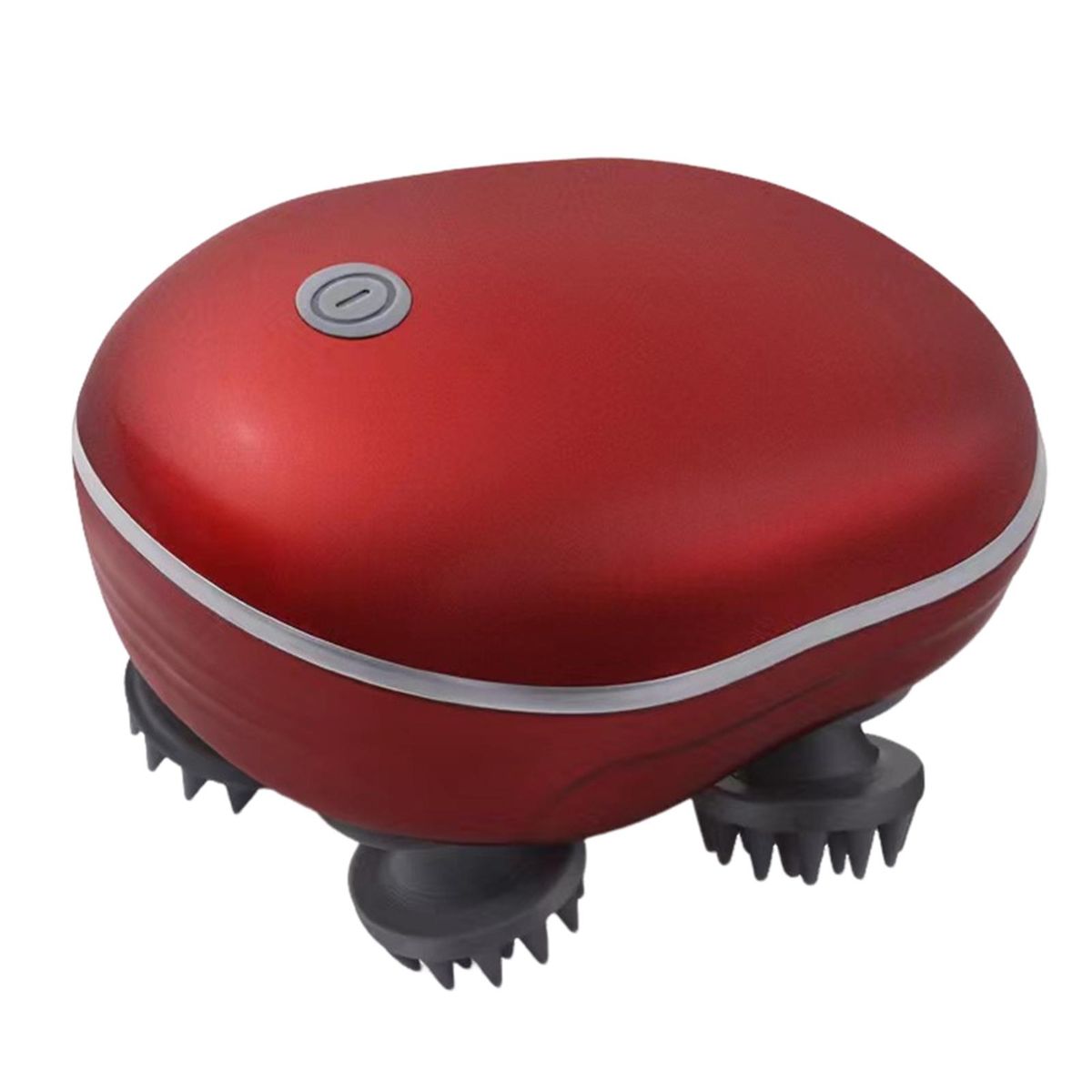 Head Massager for Pets Pawfecttouch Pet Massager 4 Rotatable Heads 3 Red