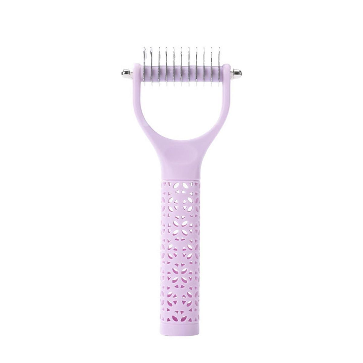 Cat Hair Comb Pet Cat Dog Cleaning Grooming Brush Purple