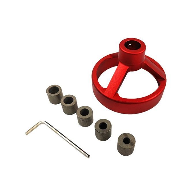 Drill Guide Hole Pun Her Lo Ator Po Ket Hole Jig Wood Working Lo Ator Tools-Red