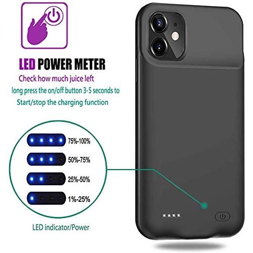 Battery Power Bank Case For iPhone 11 - 5000mAh