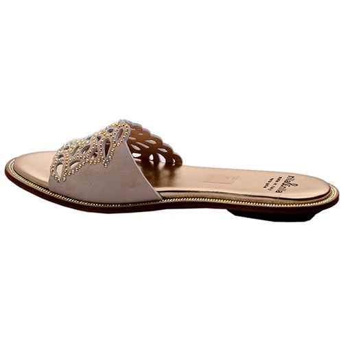 Nila & Nila Flat Slippers - Gold