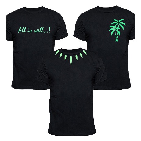 Glow In The Dark Print Tshirt Bundle 3 In 1