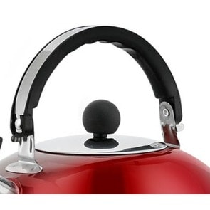Stainless Whistling Kettle - 3L - Red
