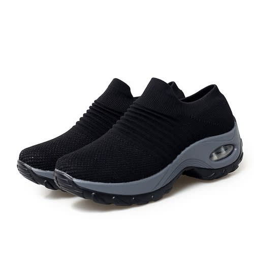 Ladies' Casual Running Sneakers - Black