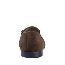 Suede Slip-on With Tassels - Brown