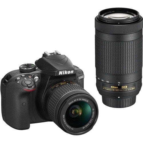 Dslr Camera D3400 With 18-55mm & 70-300mm F/4-5.6g Lenses